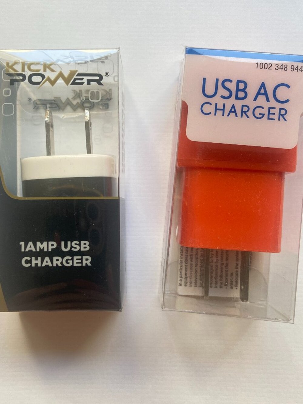 New USB A-C Wall Charger (2 Pieces)